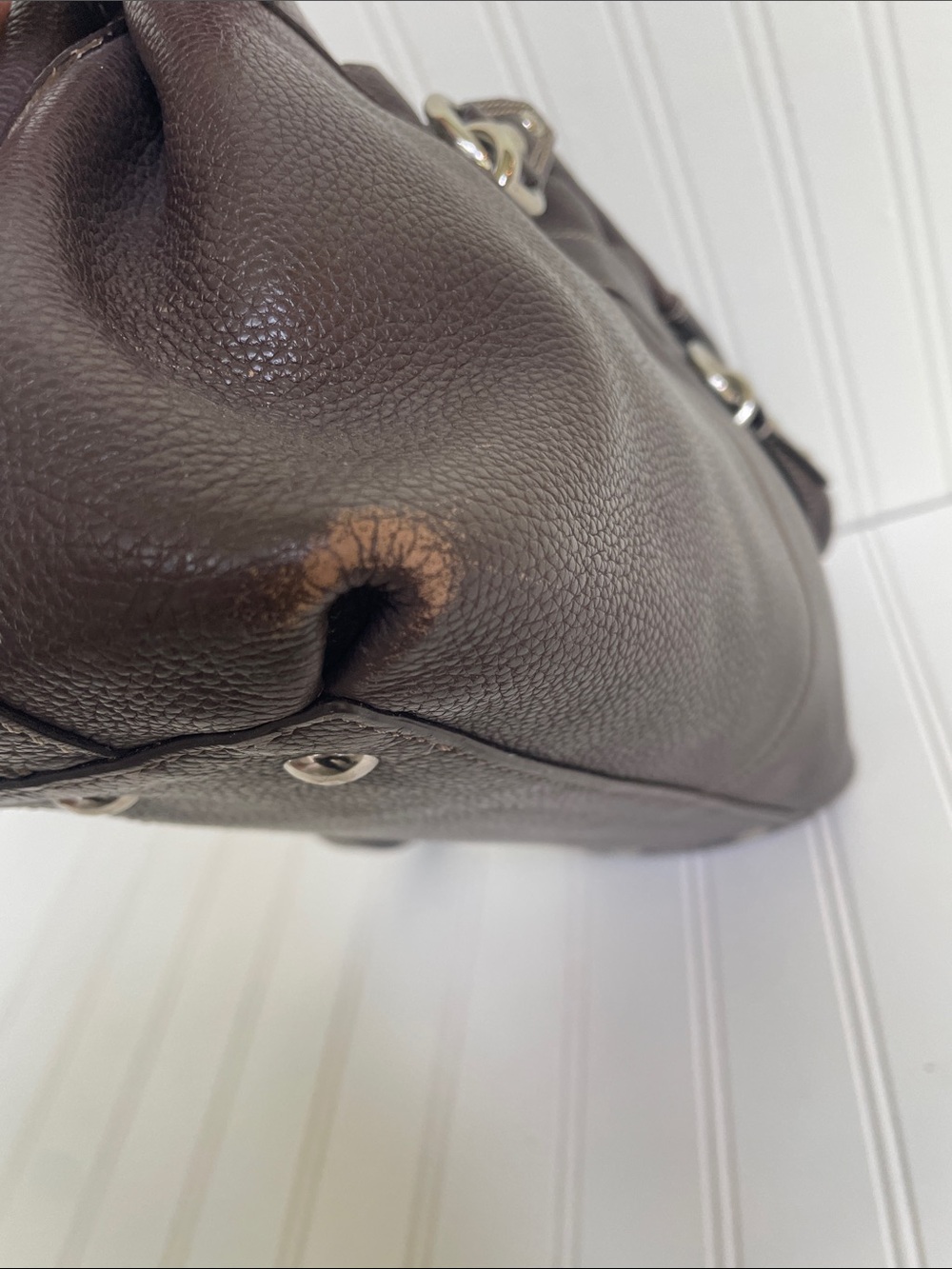 Coach Vintage Y2K Penelope Chocolate Brown Pebbled Leather bag - Picture 8 of 16